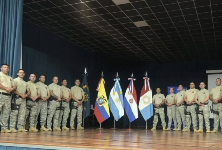 Córdoba formó 29 nuevos infantes con participación internacional